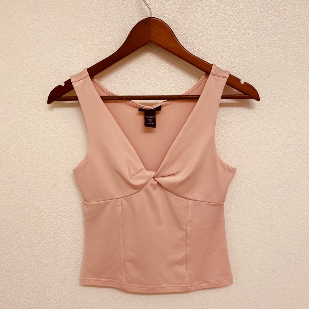 Express Pink Fitted Top